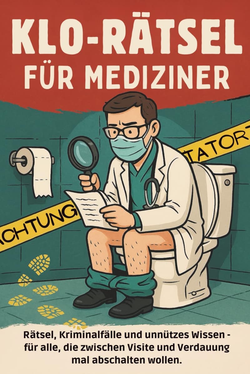 Klo-Rätsel für Mediziner – Humorvolles Mitmachbuch für Ärzte und Pflegekräfte