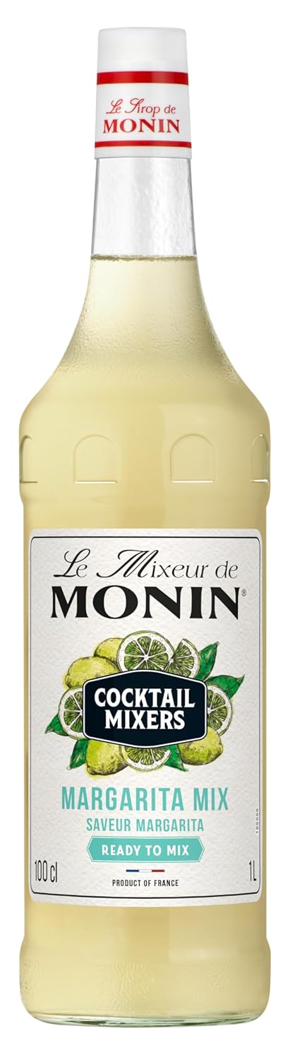 Monin Margarita Mix Konzentrat 1,0 l - Ideal für Cocktails zuhause