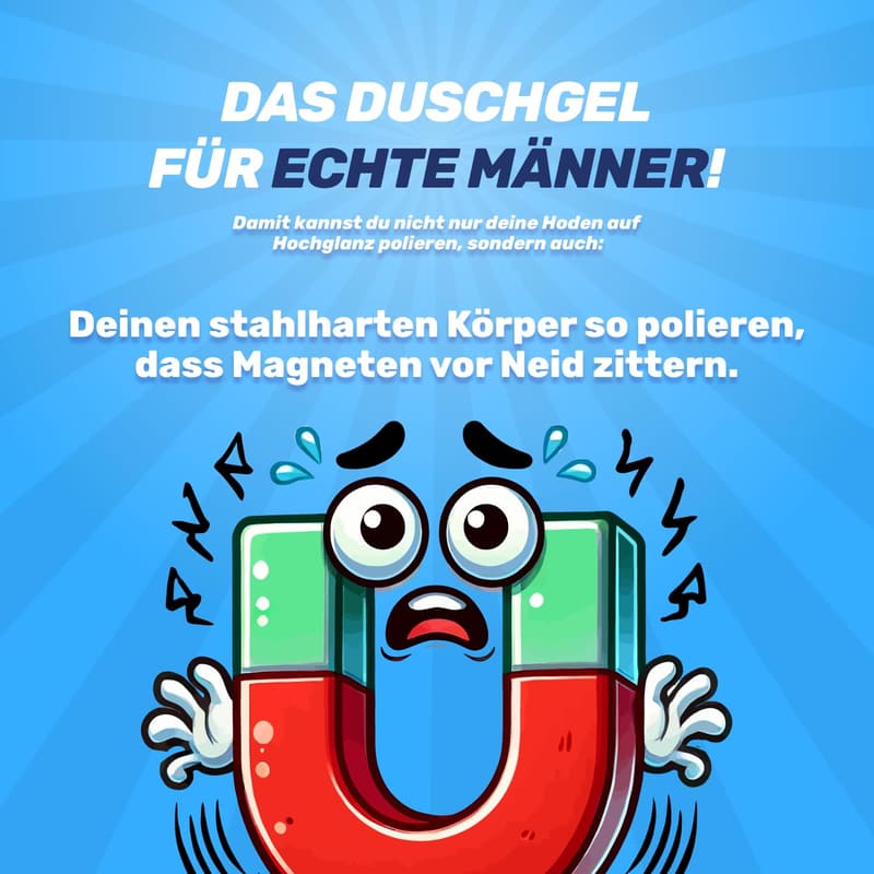 Lustiges Duschgel für Männer – Humorvolles Geburtstagsgeschenk