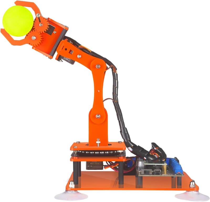 Programmierbares 5-Achsen Robotikarm-Kit für STEM-Bildung mit OLED-Display