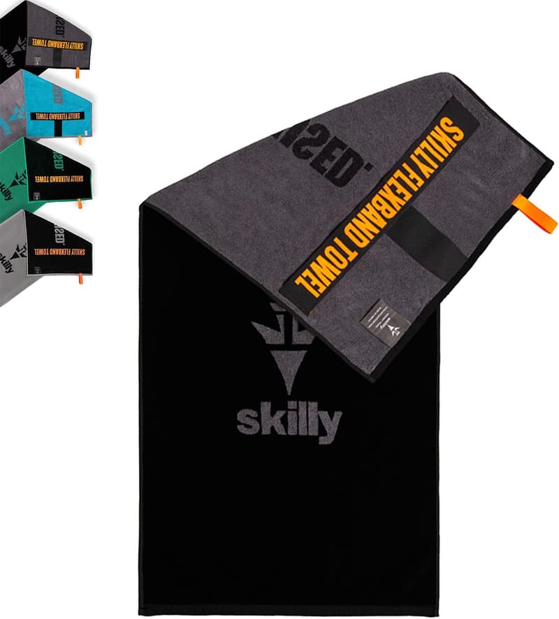 Fitness-Handtuch 120x50cm mit Antirutsch-Funktion, hochwertig und öko-zertifiziert