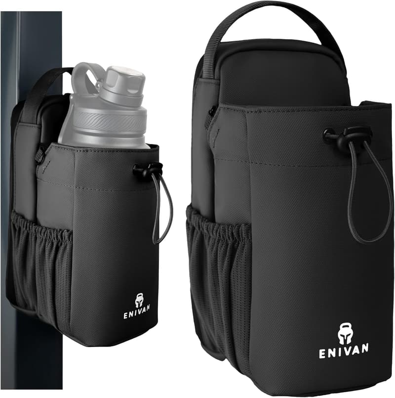 Sporttasche mit Flaschenhalter 1,5L – Unisex Gürteltasche für Fitness