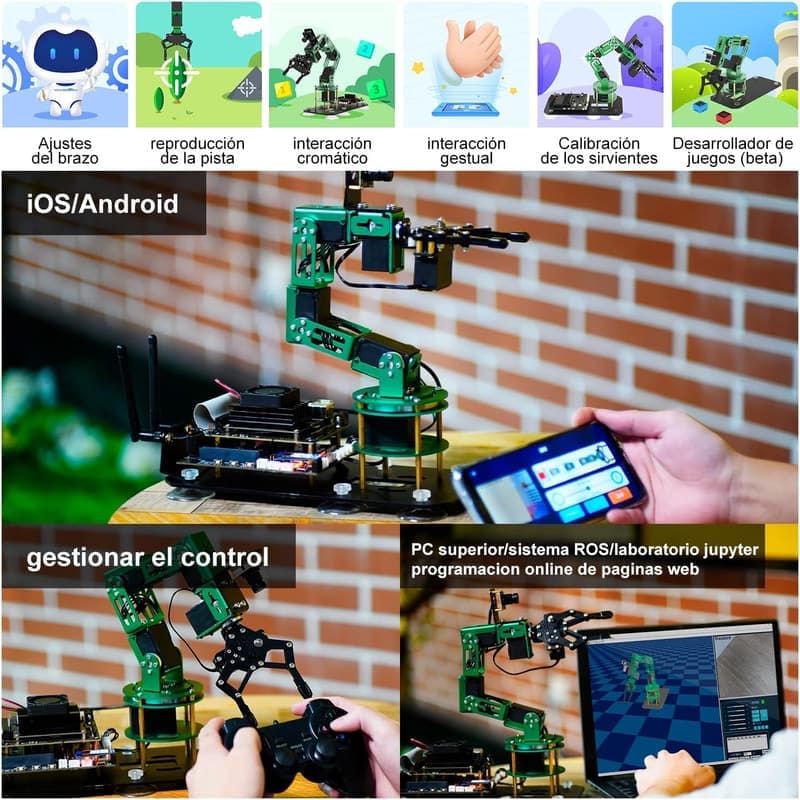 Yahboom Jeston Nano Roboterarm Baukasten mit 4GB für Erwachsene