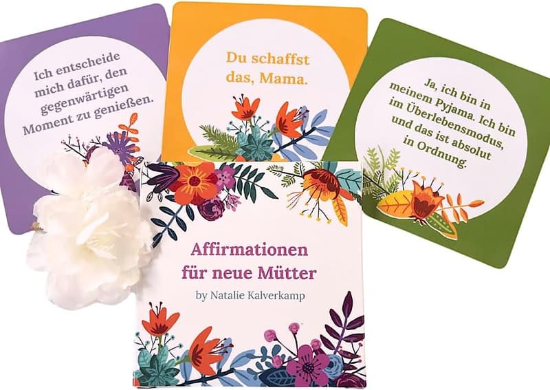 Affirmationskarten für neue Mütter - Geschenk zur Babyparty