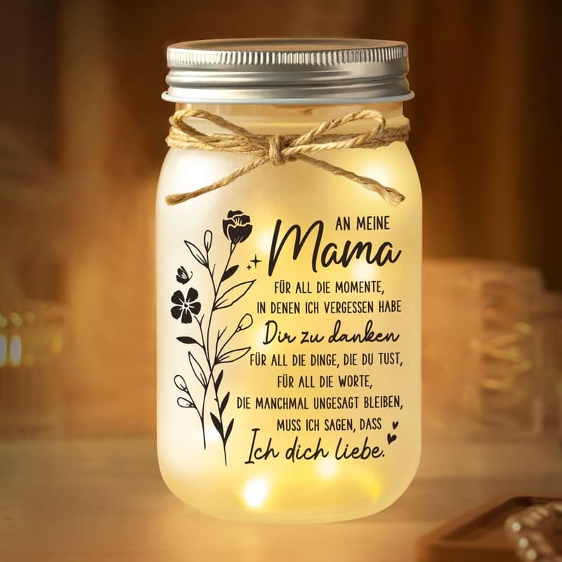 Personalisierte Nachtlichter für Mama – Geburtstags- und Muttertagsgeschenk