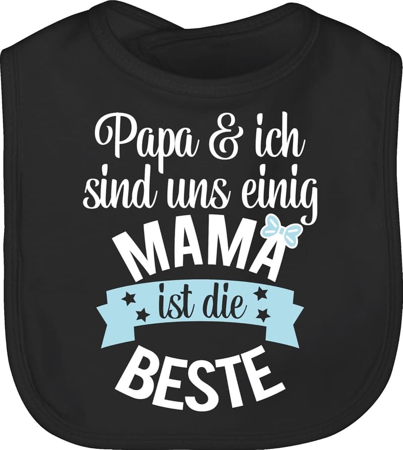 Mama ist die Beste - Baby Lätzchen