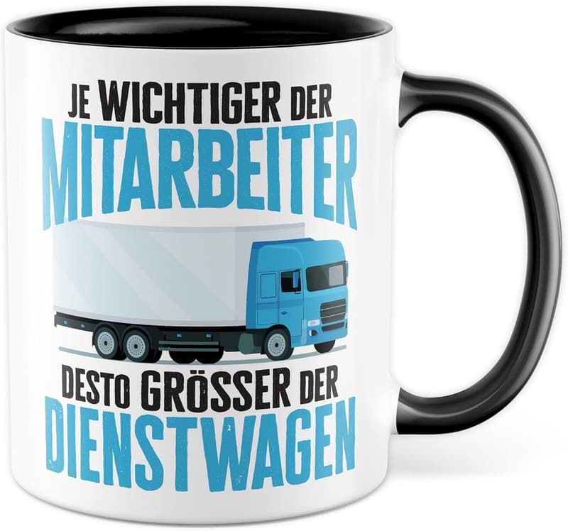 Lkw-Fahrer Tasse mit Spruch – Lustiges Geschenk für Fernfahrer