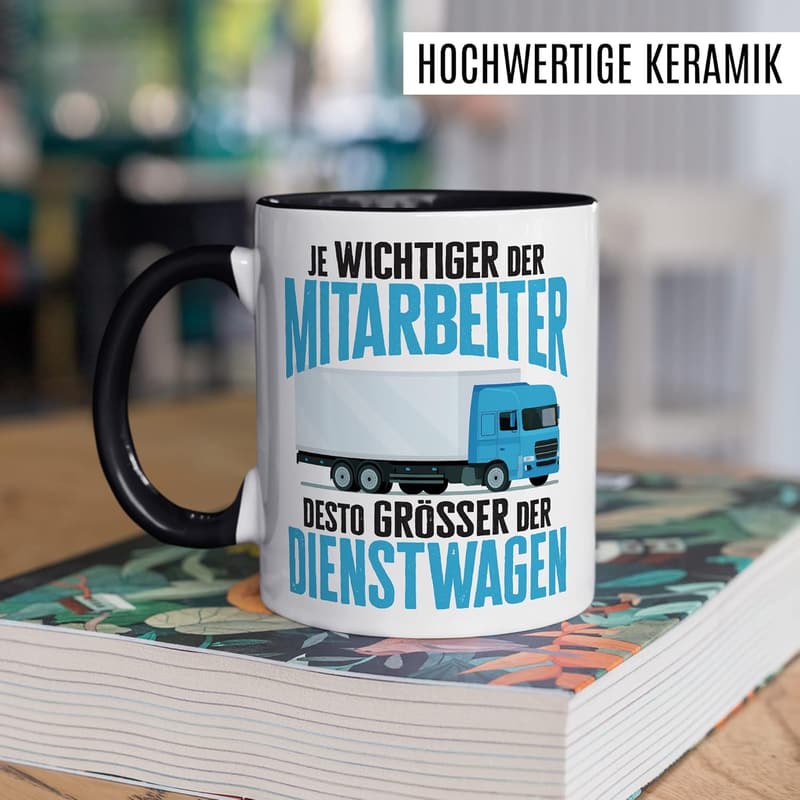 Lkw-Fahrer Tasse mit Spruch – Lustiges Geschenk für Fernfahrer
