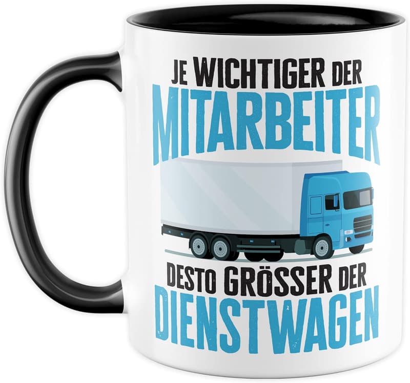 Lkw-Fahrer Tasse mit Spruch – Lustiges Geschenk für Fernfahrer