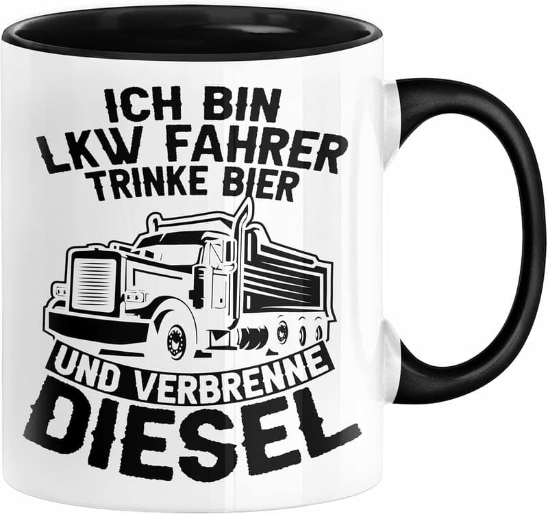 LKW Fahrer Tasse – Humorvoller Kaffee-Becher für Männer