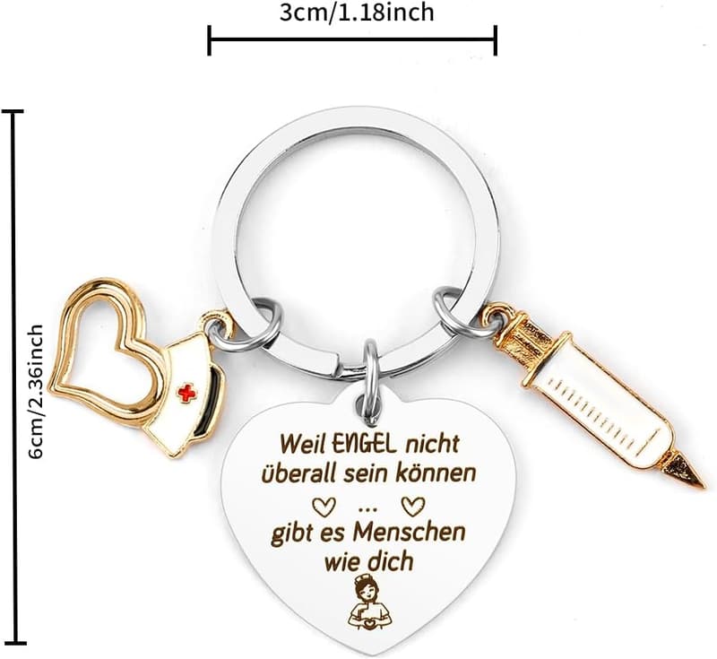 Schlüsselanhänger für Krankenschwestern – ideales Geschenk für Pflegekräfte