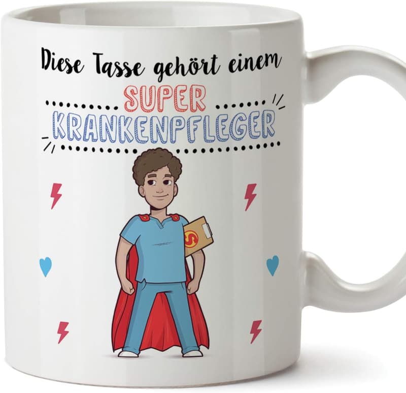 Geschenk für Krankenpfleger - Lustige Keramiktasse 350 ml