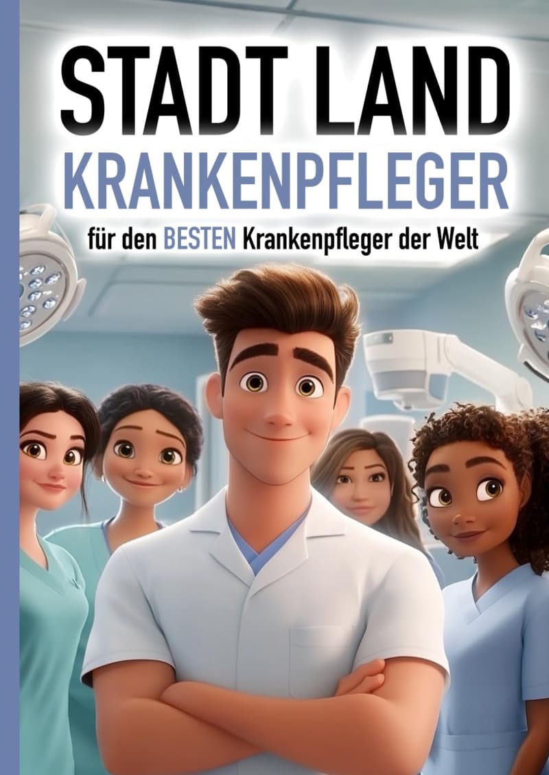Geschenk für den besten Krankenpfleger: Witziges Stadt Land Spiel