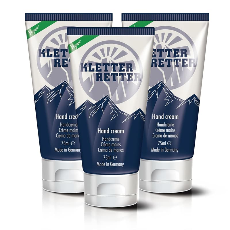 Handcreme für Kletterer - 3 x 75ml - mit Panthenol und Calendulaöl