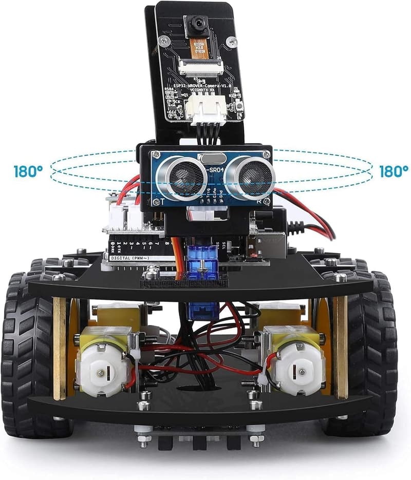 ELEGOO Arduino-kompatibles Smart Robot Car Kit V4.0 mit Kamera und Sensoren