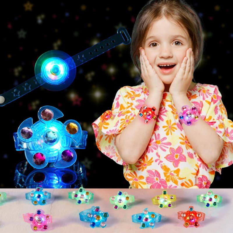 Leuchtende LED Armbänder für Kindergeburtstag – 24er Set