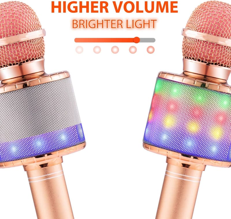 Tragbares Bluetooth Karaoke Mikrofon für Kinder und Teenager