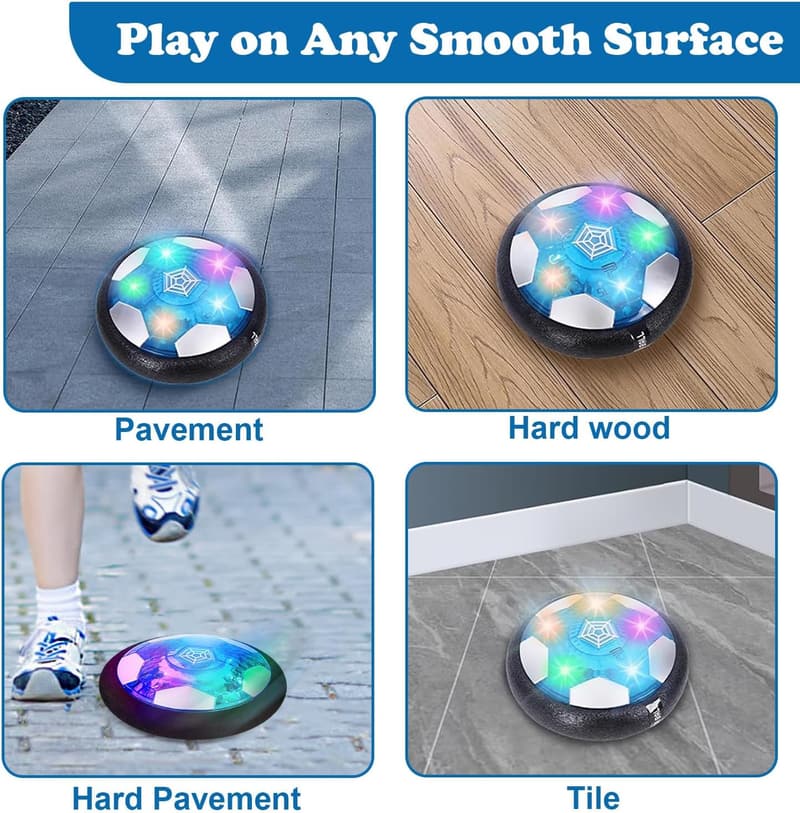 Hover Ball mit LED-Beleuchtung – Indoor-Outdoorspielzeug für Kinder