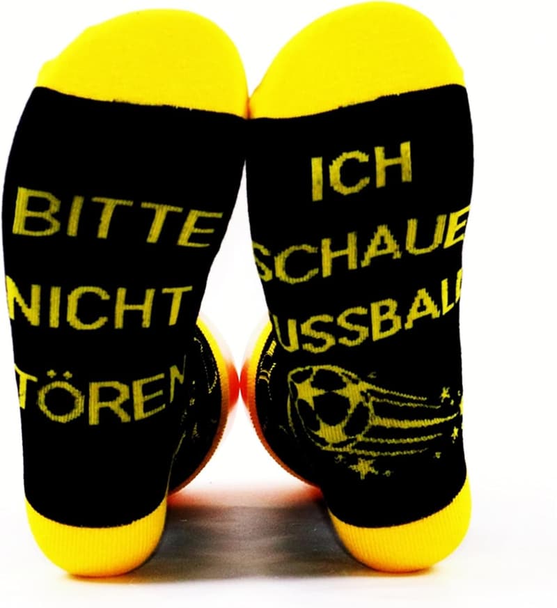 Lustige Fußballsocken für Männer - Geschenke zum Vatertag und Geburtstag