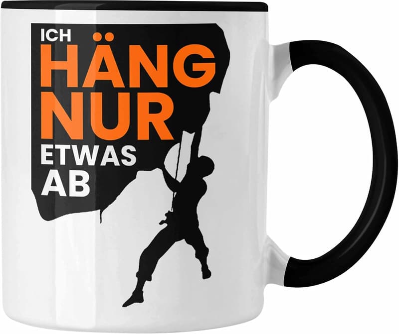 Lustige Kletter-Tasse für Boulder-Fans – 