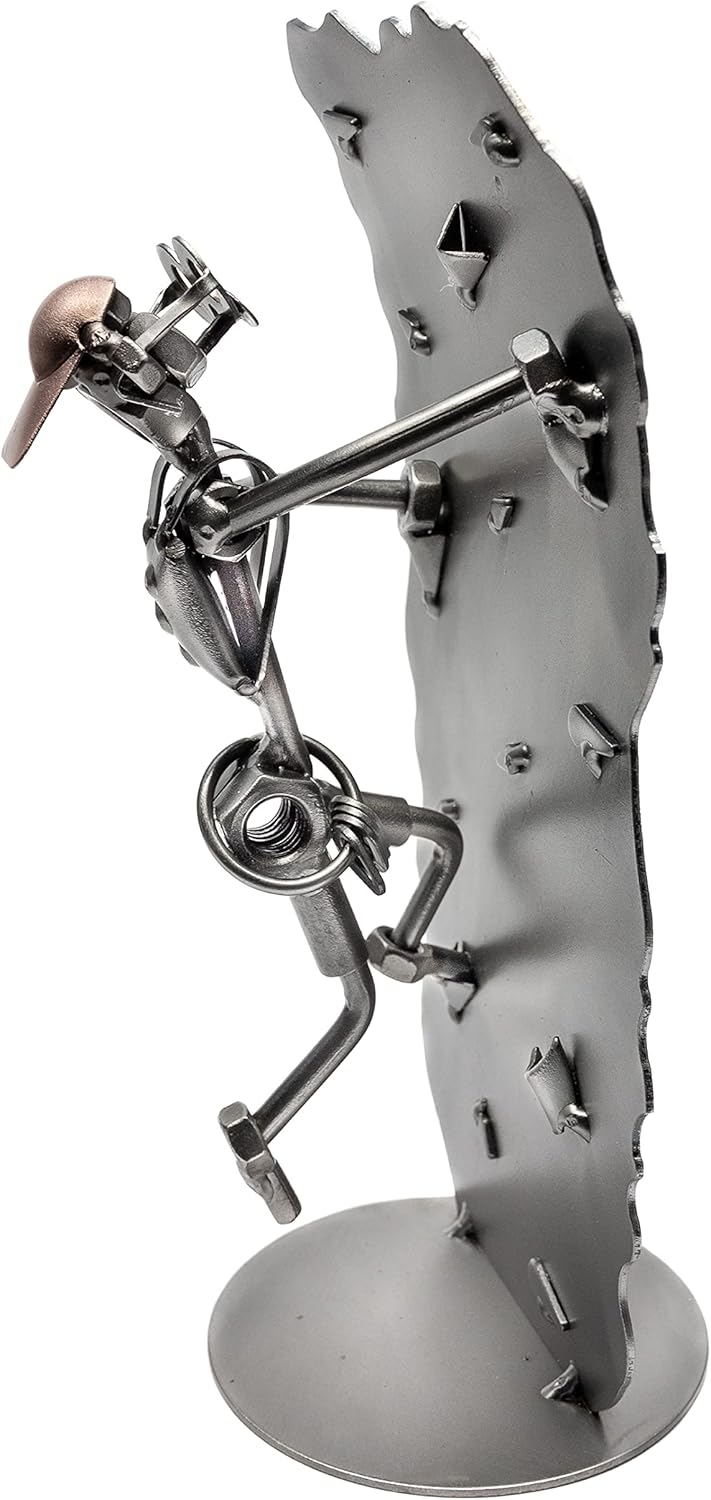 Schraubenmann für Kletterer – Metall-Deko 12x10x25 cm