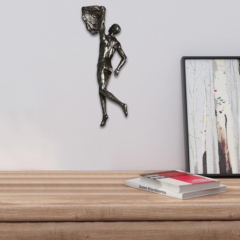 Klettermann Wandkunst aus Kunstharz - Moderne Dekoration für Zuhause