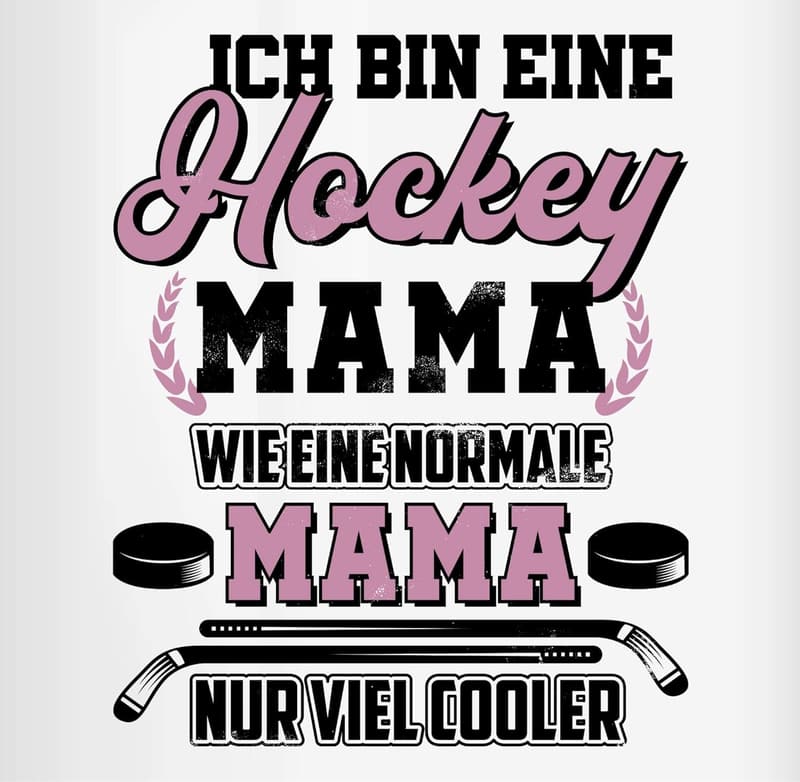 Hockey Mama Tasse 325 ml – Geschenk für Mütter zum Muttertag
