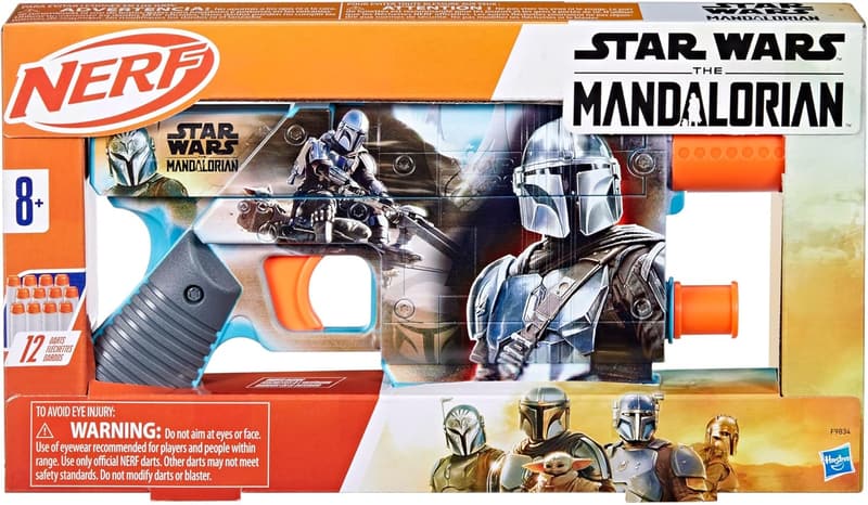 NERF Star Wars Mandalorian Dart Blaster mit 12 Elite Darts