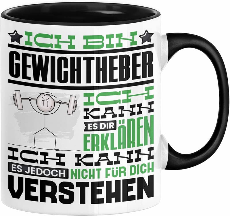 Lustige Kaffeetasse für Gewichtheber – 