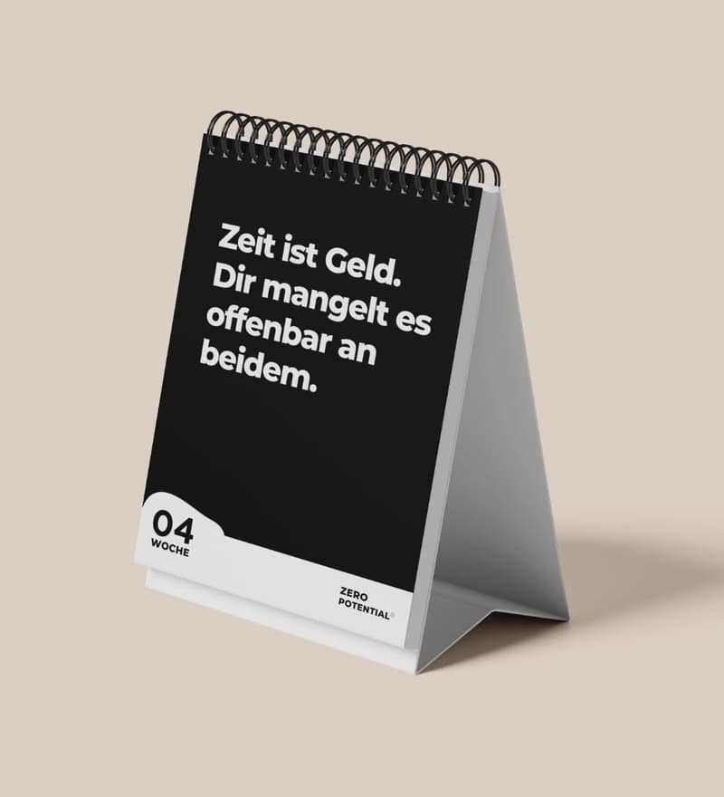 Sarkastischer Kalender für Bürodekoration und Kollegen (A6, bunt)