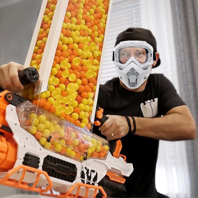 Toyer 2er Pack taktische Goggle-Masken für Nerf Rival Blaster