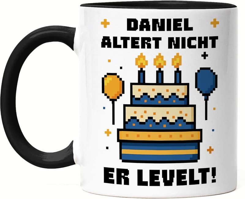 Personalisierte Zockertasse für Gamer – Geburtstag Geschenk für Männer