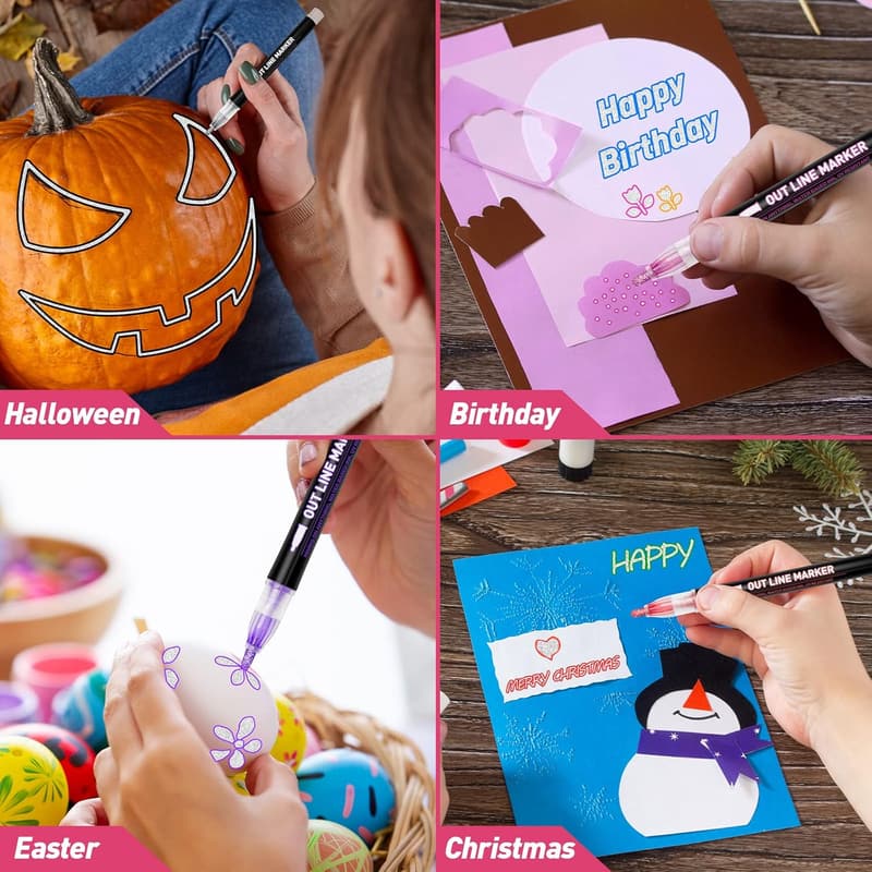 Schultüte Füllung für Mädchen: 12 magische Glitzer-Stifte, Geschenk zum Schulanfang