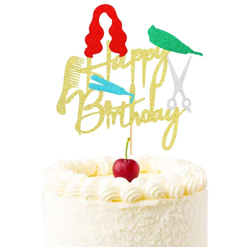 Tortenaufsatz für Friseure – Geburtstag, Party, 1 Stück