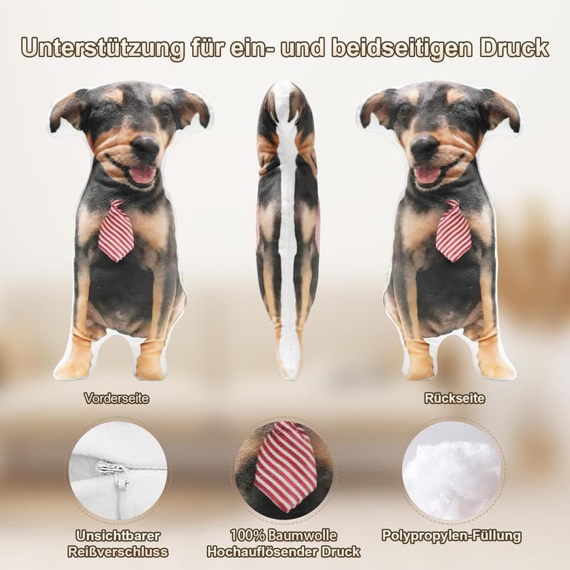 Personalisiertes Foto-Kissen für Paare zum Valentinstag