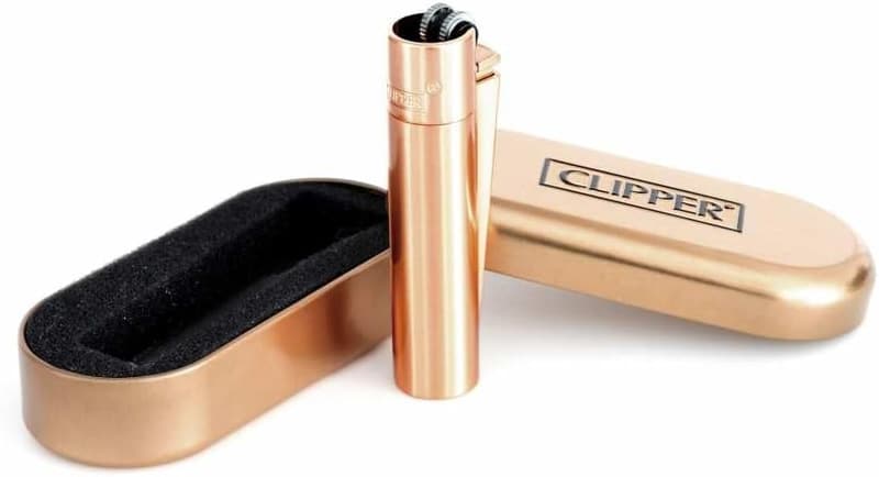 Personalisierte Clipper Feuerzeuggravur für Paare – Geburtstagsgeschenk (Rose-Gold)