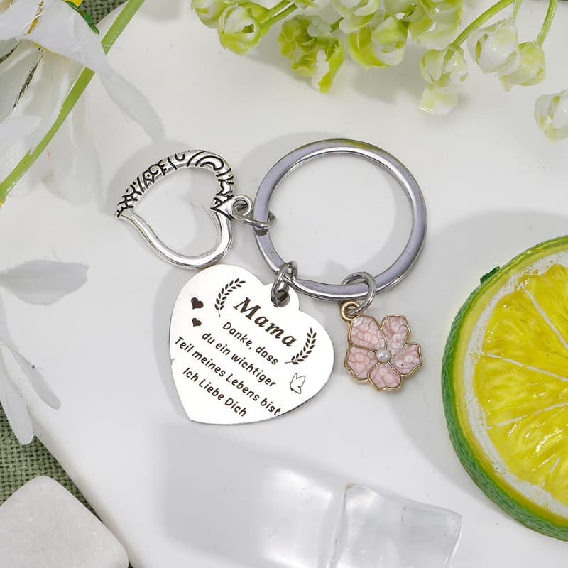 Geburtstagsgeschenk für Mama – Personalisierter Schlüsselanhänger