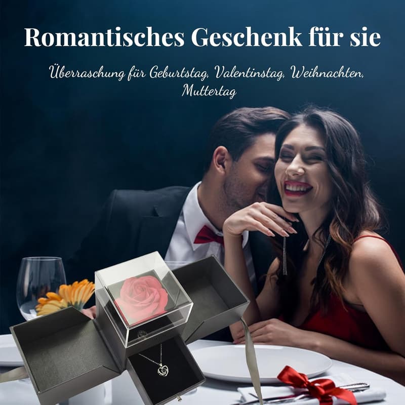 Ewige Rose mit 