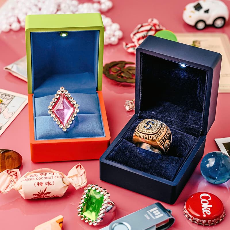 Aufzeichnbare Ringbox mit LED – Stimme & Musik bis 60 Sekunden für Verlobungen