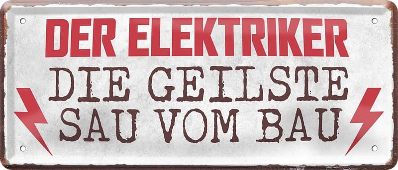 Blechschild 