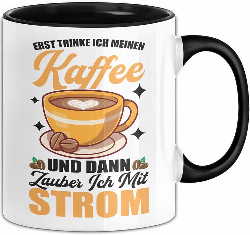 Elektriker Tasse schwarz – 