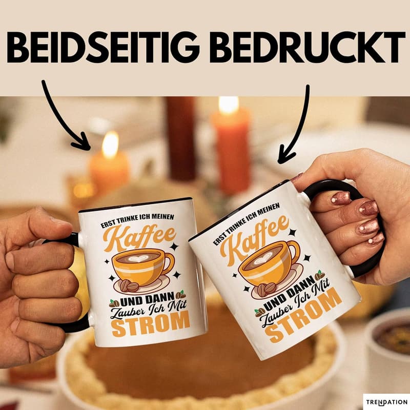 Elektriker Tasse schwarz – 