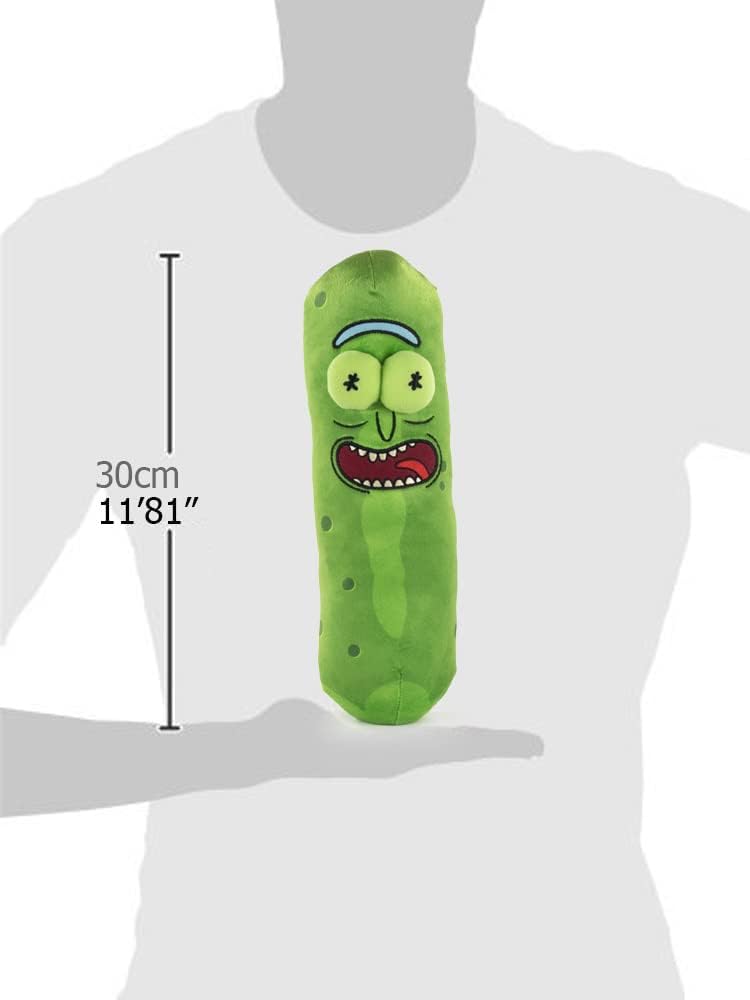 Pickle Rick Plüschfigur – 32 cm, Mehrfarbig, perfekt für Rick and Morty-Fans