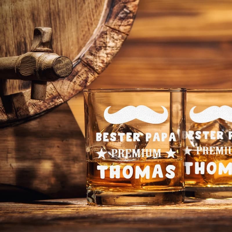 Whisky-Glas mit Gravur 