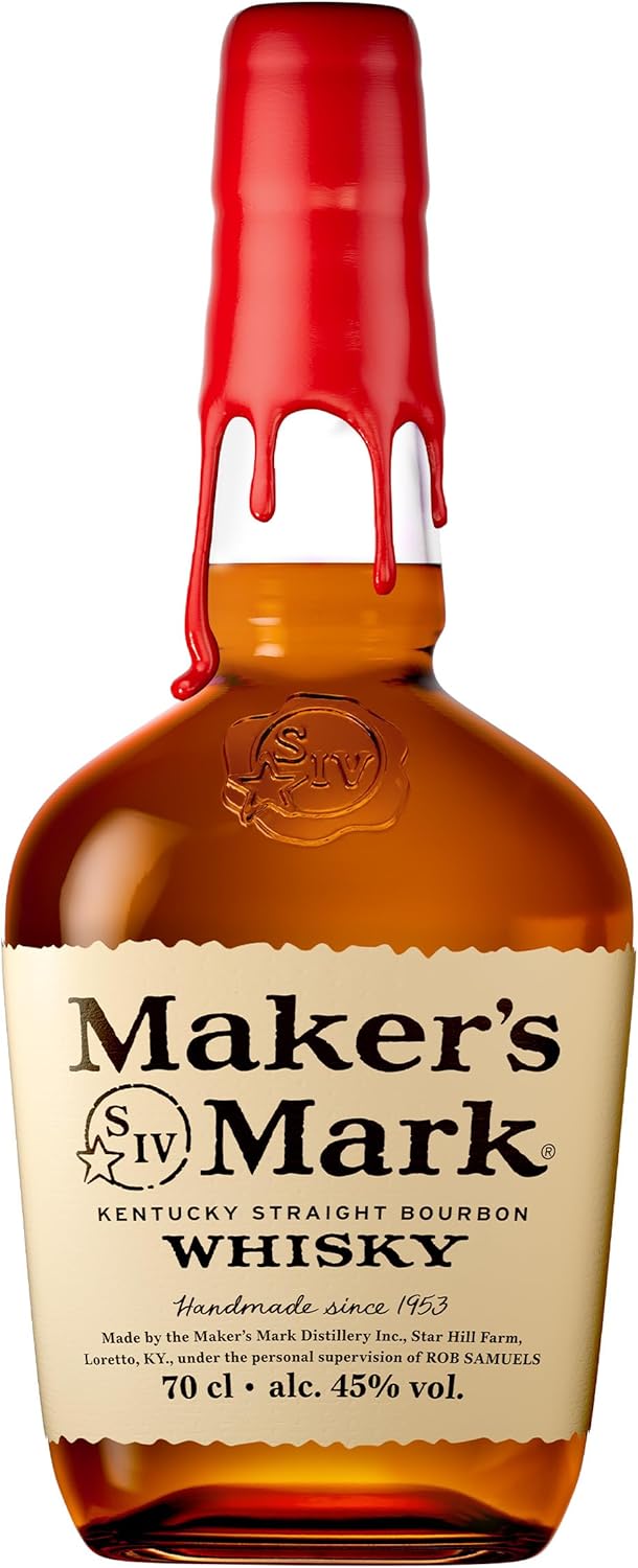 Maker's Mark Kentucky Straight Bourbon Whisky | handgemacht | 45% Vol | 700ml
