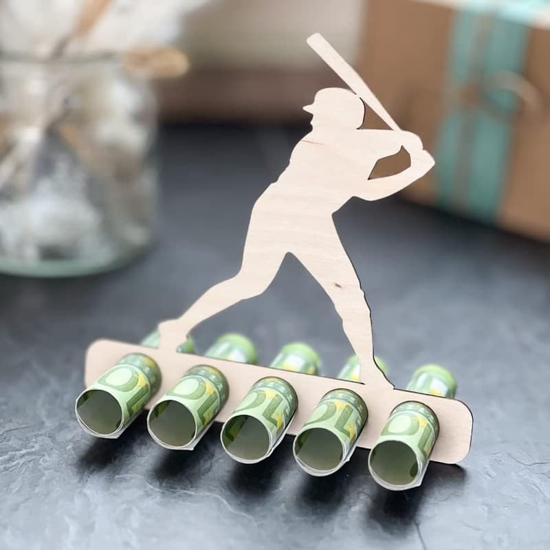 Gutscheinverpackung Spruchreif für Baseballer