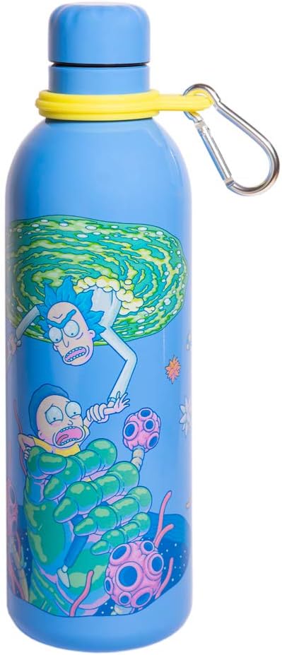 Rick & Morty Edelstahl Trinkflasche 500 ml für Kinder