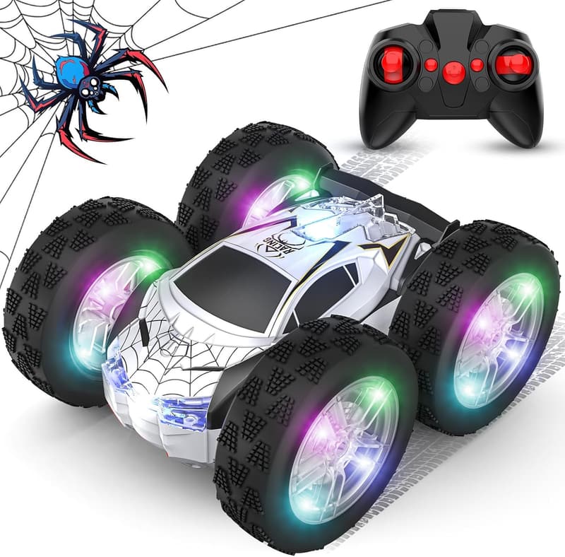 Wiederaufladbares 2.4GHz Spider RC Stunt Auto für Kinder ab 3 Jahren