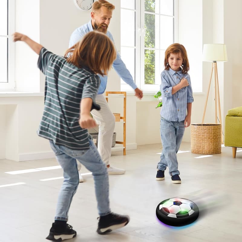 Air Power Fußballspielzeug mit LED für Jungen, schwebend, 3-12 Jahre