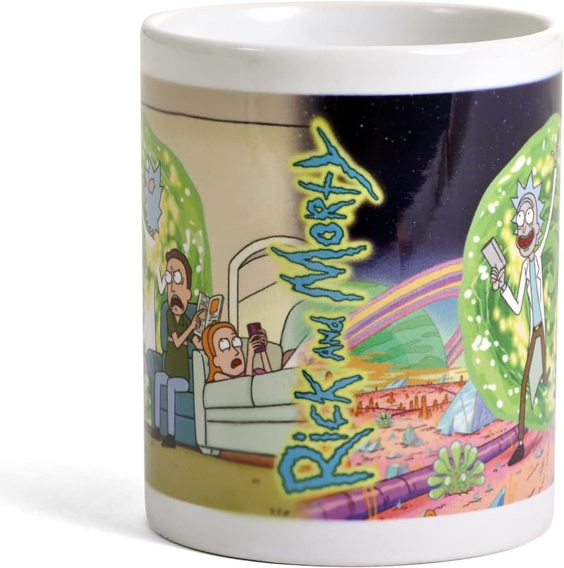 Rick and Morty Portal Kaffeebecher - Weiße Keramiktasse
